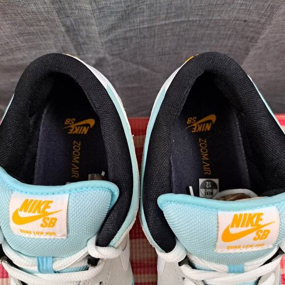 Nike SB Dunk Low Pro 304292-410 2014 Gulf Of Mexico Size 12 Men Glacier Ice/Whit - Picture 10 of 15